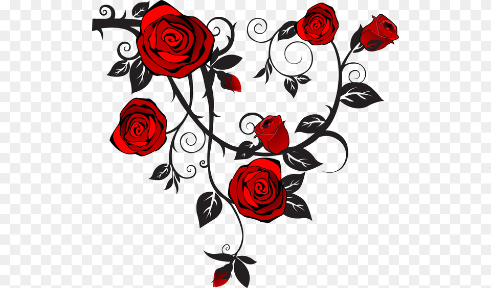 Rose Vines, Art, Floral Design, Flower, Graphics Png Image