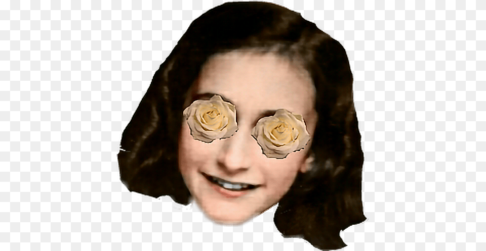 Rose Whiterose Anne Annefrank Flower Beauty Peace Anne Frank, Adult, Plant, Person, Woman Png Image