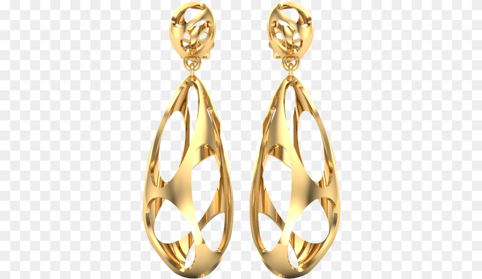 Roseate Gold Earring Earrings, Accessories, Jewelry, Smoke Pipe Png Image