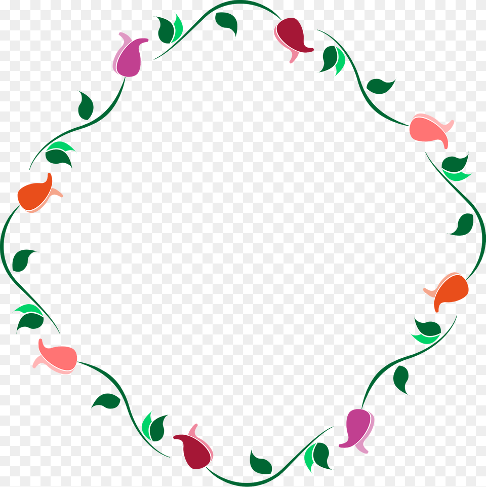 Rosebud Border In Diamond Shape Clipart, Art, Floral Design, Graphics, Pattern Free Png