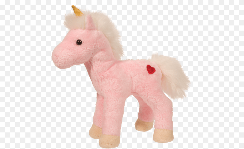Rosebud Unicorn, Plush, Toy Free Png