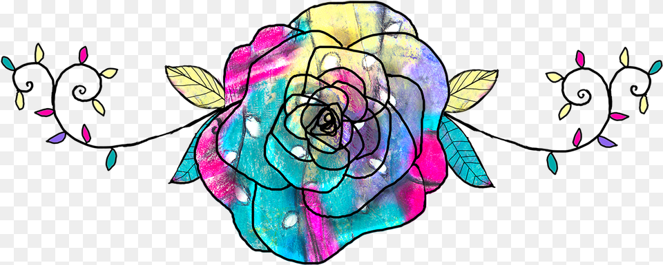 Rosedivider Tendingto Rainbow Rose, Art, Graphics, Pattern, Paper Png