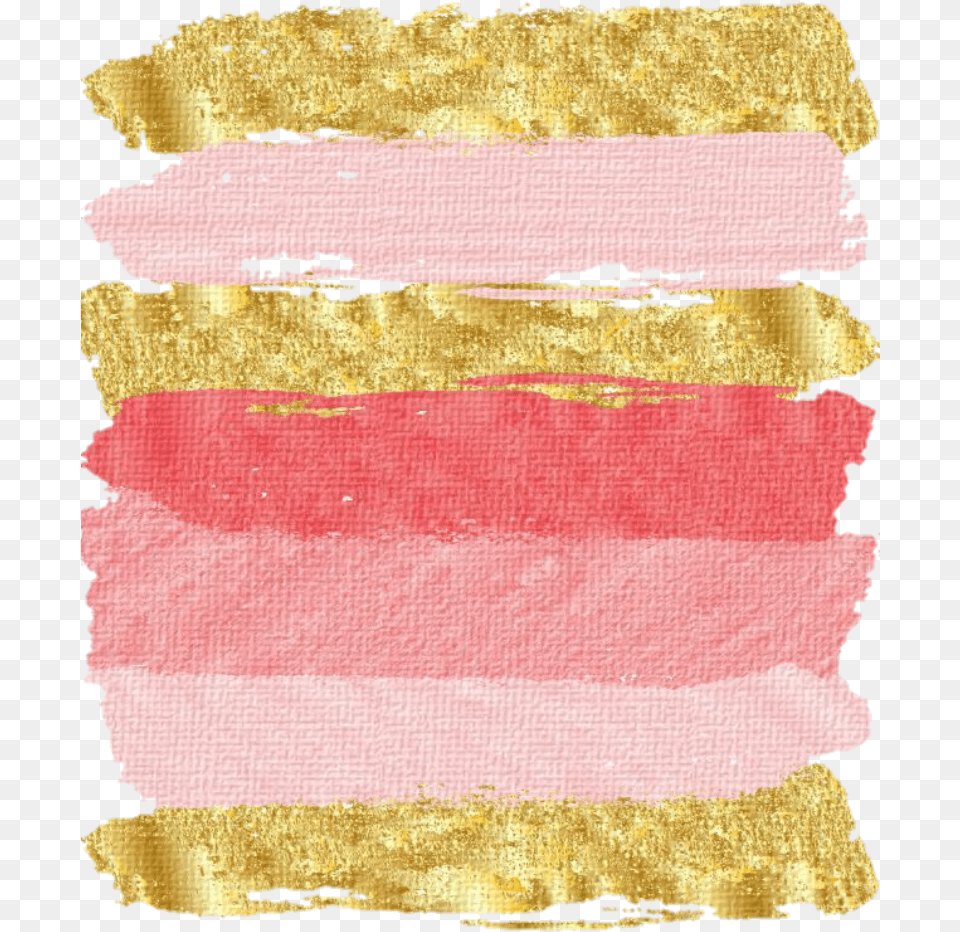 Rosegold Smear Smudge Painting Paint Lipstick Pink And Gold Iphone Background, Home Decor, Person Free Png