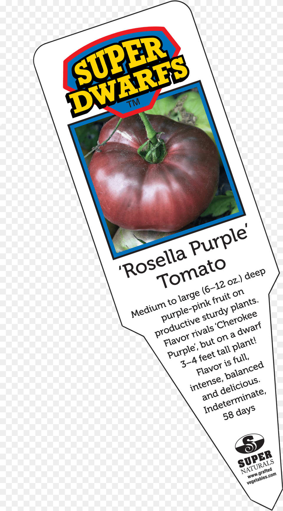 Rosella Purple Tomato Label Natural Foods, Advertisement, Poster, Food, Produce Png