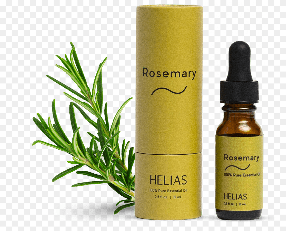 Rosemary Essential Oil Skin Care, Herbal, Herbs, Plant, Bottle Free Png