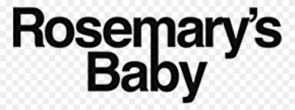 Rosemarys Baby Movie Black Logo, Text Png