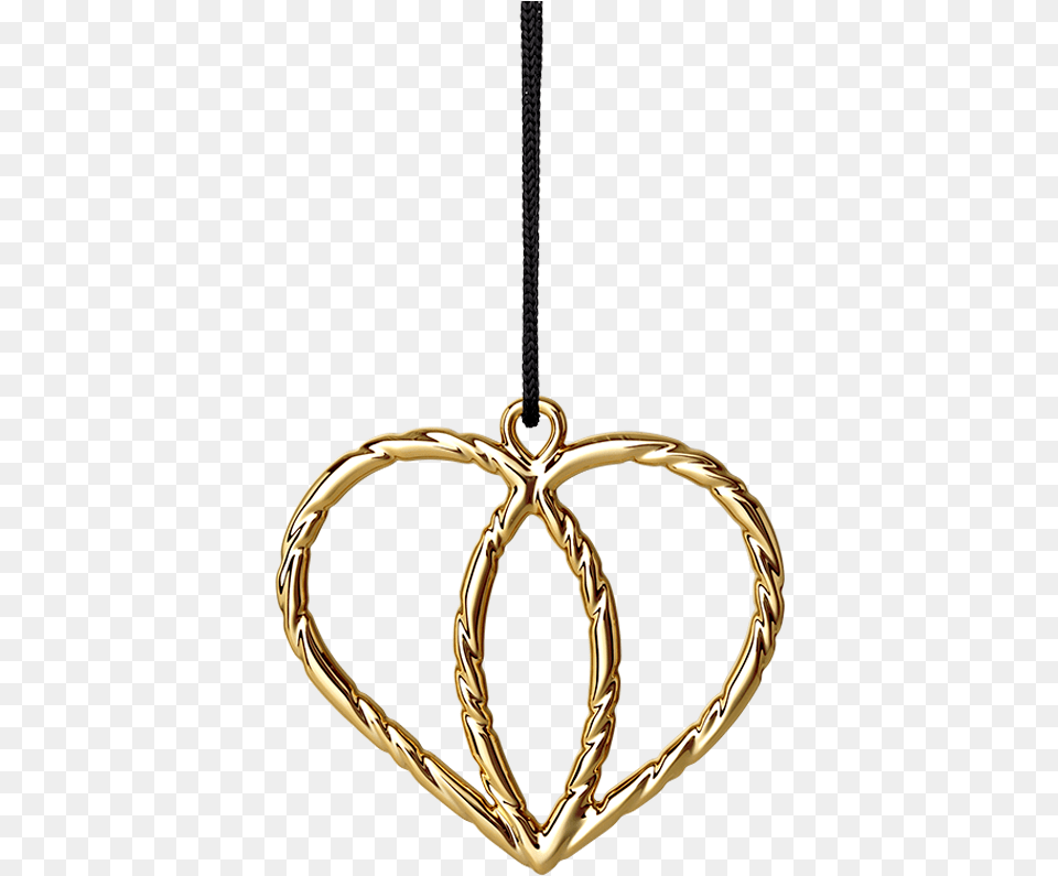 Rosendahl Karen Blixen Heart Crown Gold Plated Gilding, Accessories, Jewelry, Necklace, Pendant Free Transparent Png
