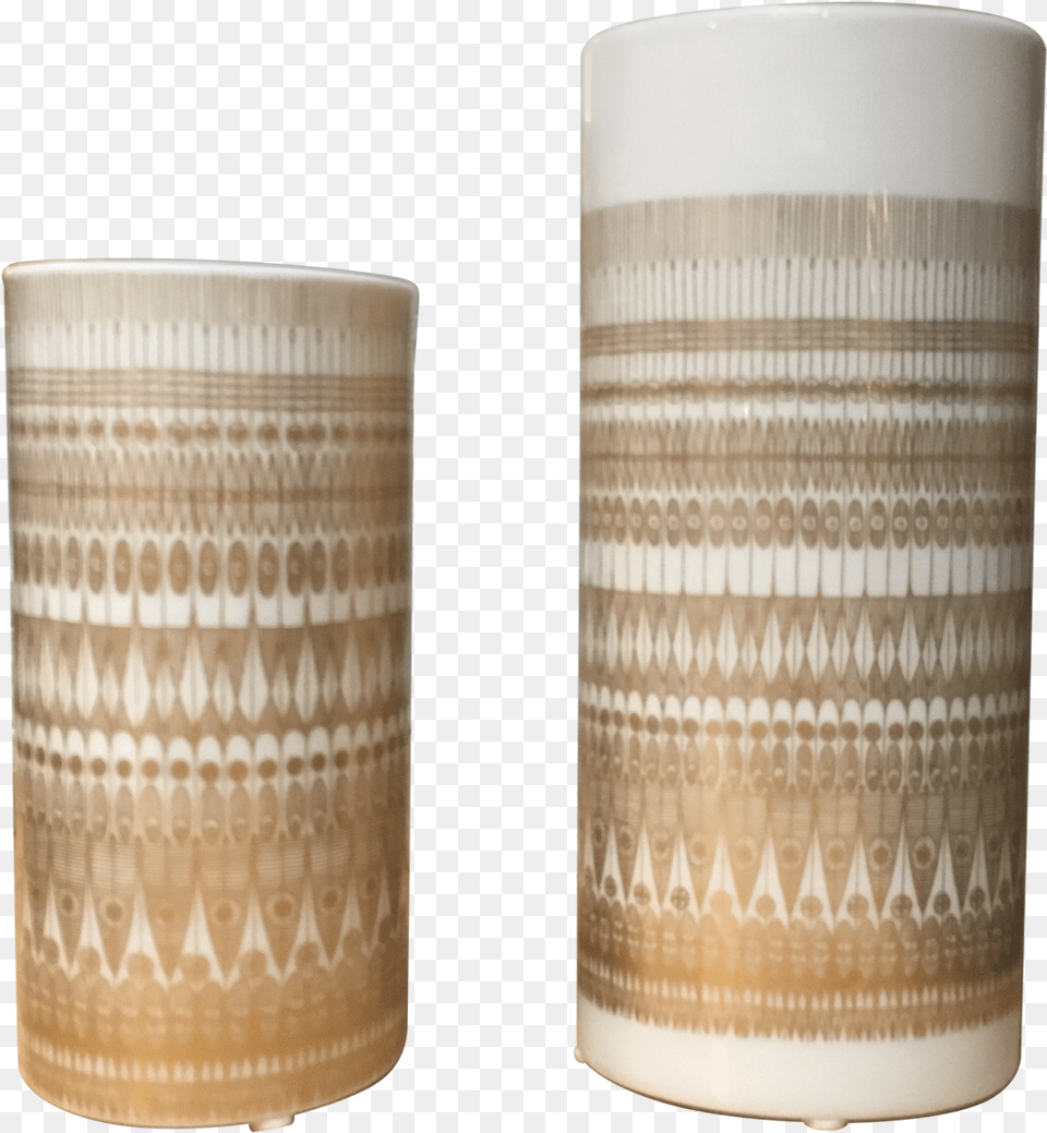 Rosenthal Studio Line Vintage Porcelain Gold Line Pattern, Cup, Lamp, Lampshade Free Png