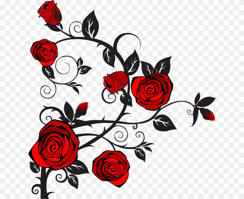 Roses And Thorns Tattoos, Art, Floral Design, Flower, Graphics Free Png