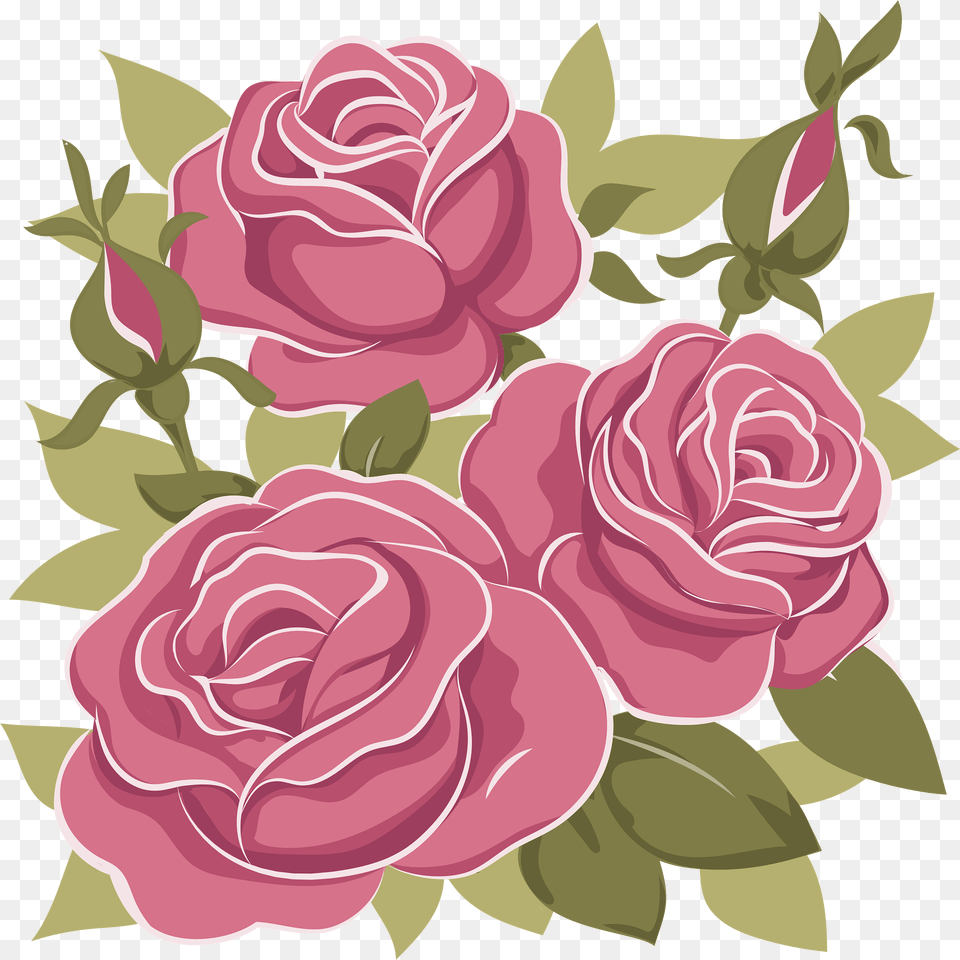 Roses Clipart, Flower, Plant, Rose, Pattern Free Png