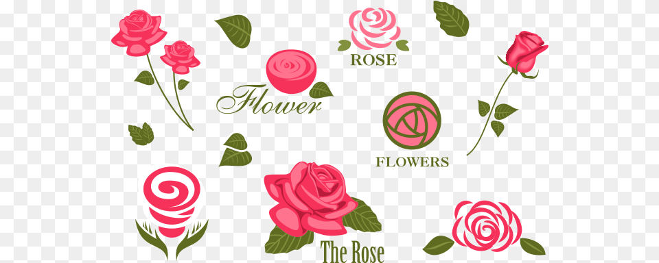 Roses Clipart Logos Related To Flowers, Rose, Flower, Plant, Sweets Free Transparent Png