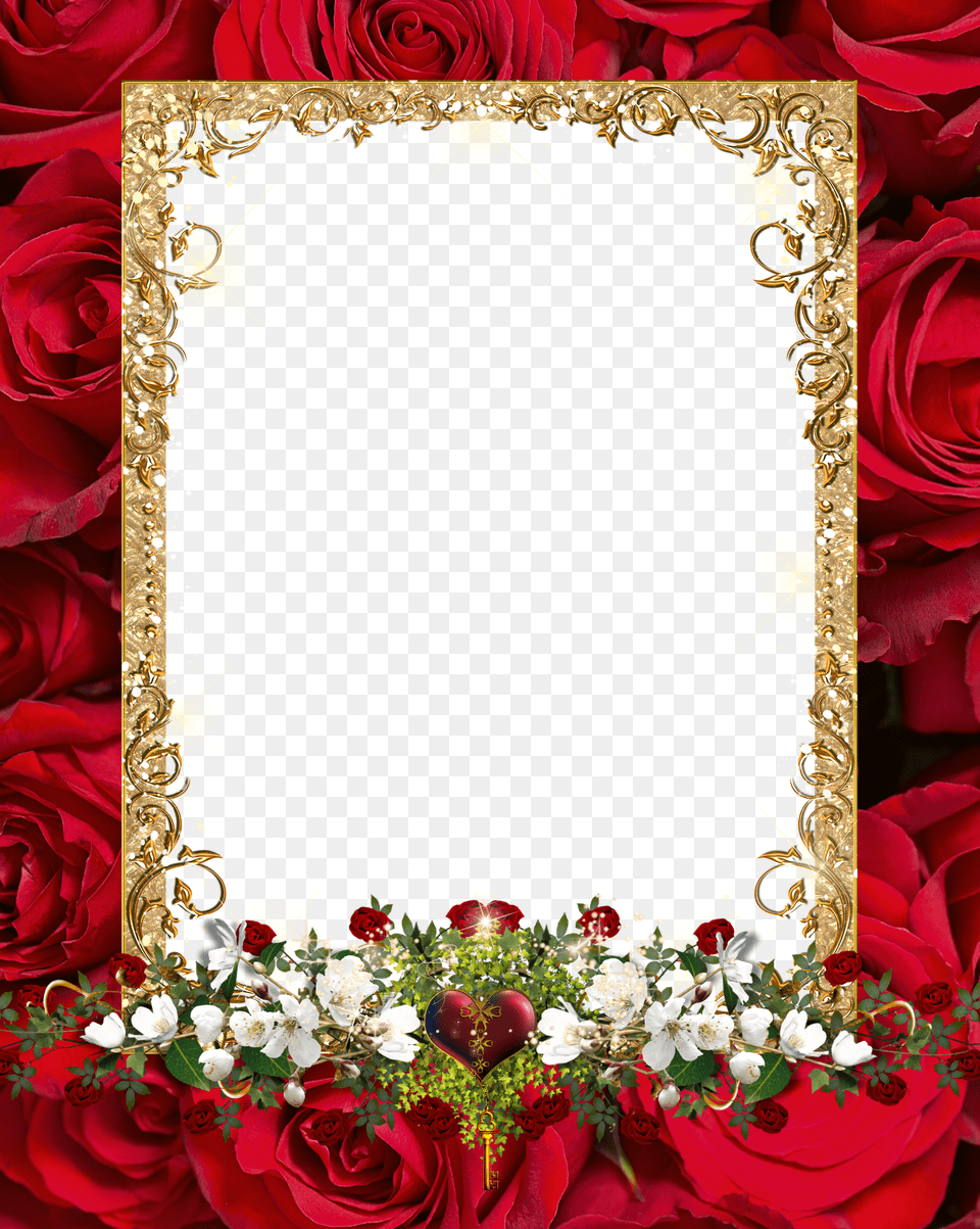 Roses Frame Free Png Download