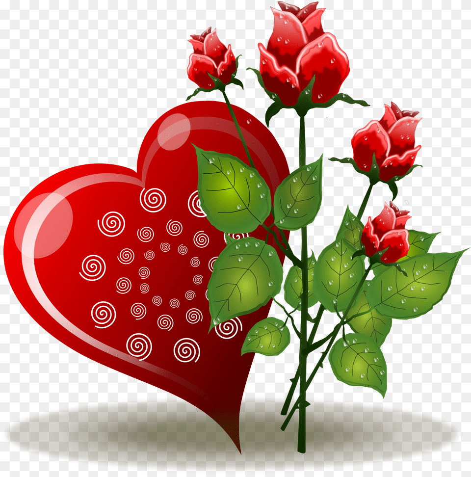 Roses To Use Hd Photo Clipart Love Rose Flower, Plant, Heart Png Image