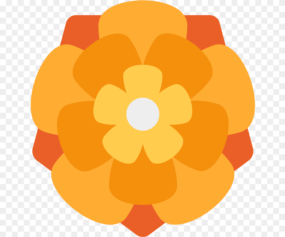 Rosette Emoji Clipart Transparent Rosette Emoji Transparent, Anemone, Dahlia, Flower, Petal Free Png Download
