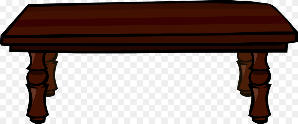 Rosewood Dinner Table Club Penguin Long Table, Furniture Free Transparent Png