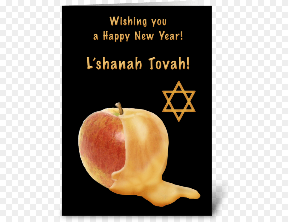 Rosh Hashanah Greeting Card Poster, Food, Fruit, Peel, Plant Free Png Download
