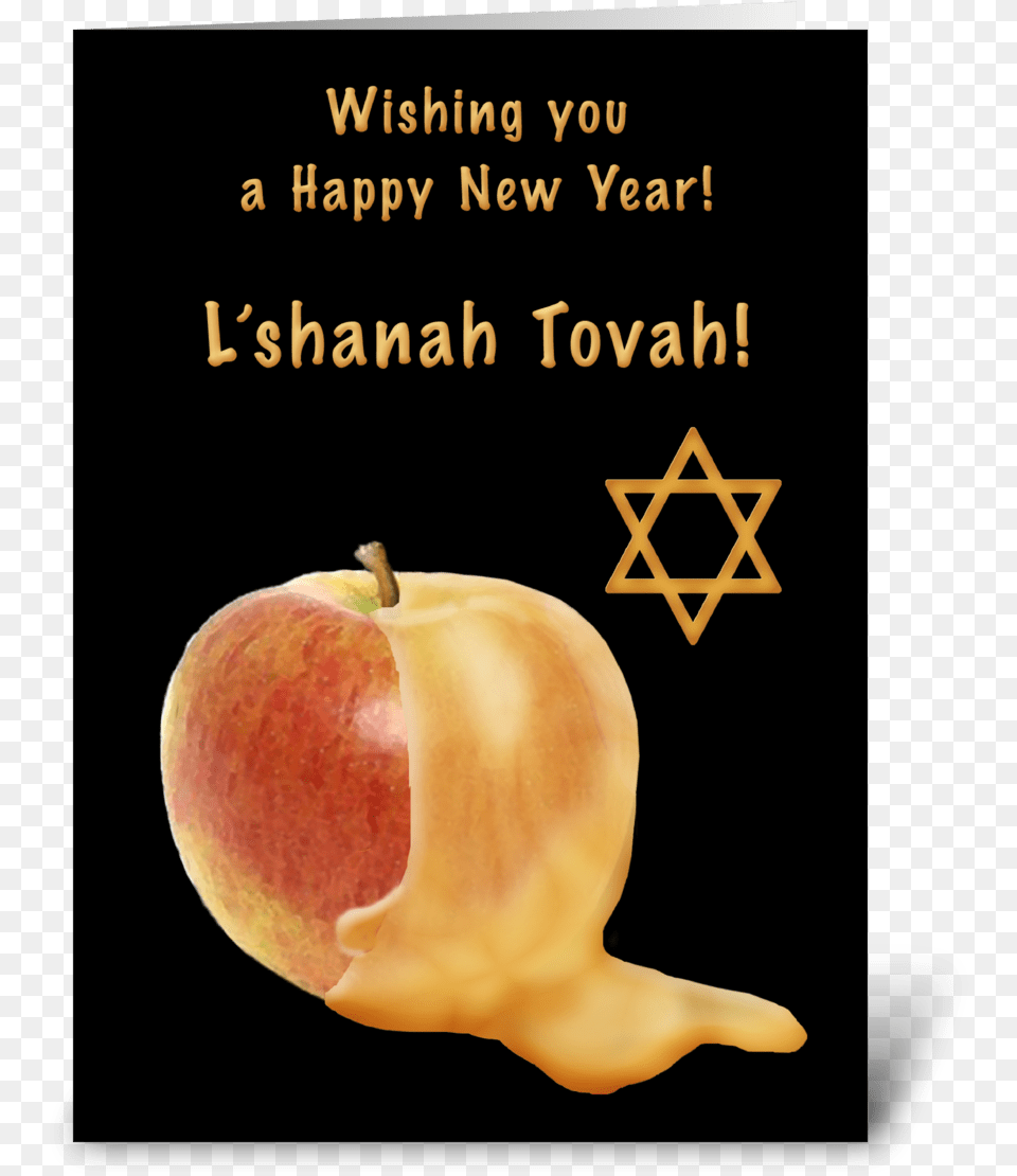 Rosh Hashanah Greeting Card Rosh Hashanah Greeting Cards, Advertisement, Food, Fruit, Peel Free Transparent Png