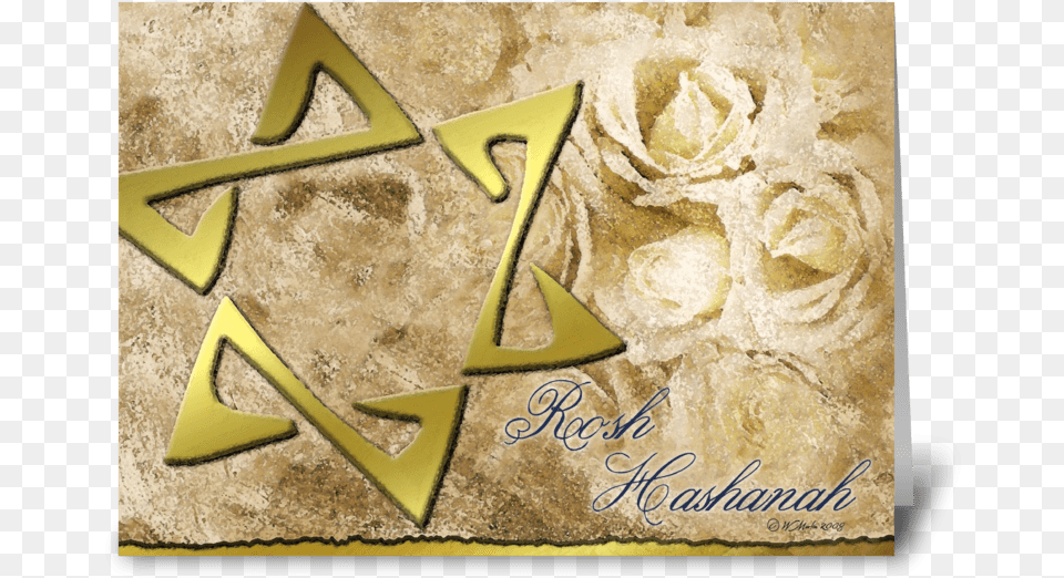 Rosh Hashanah Star Of David Card Greeting Card Christmas Card, Symbol Free Transparent Png