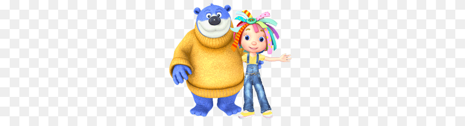 Rosie And Big Bear, Baby, Person, Animal, Mammal Png Image