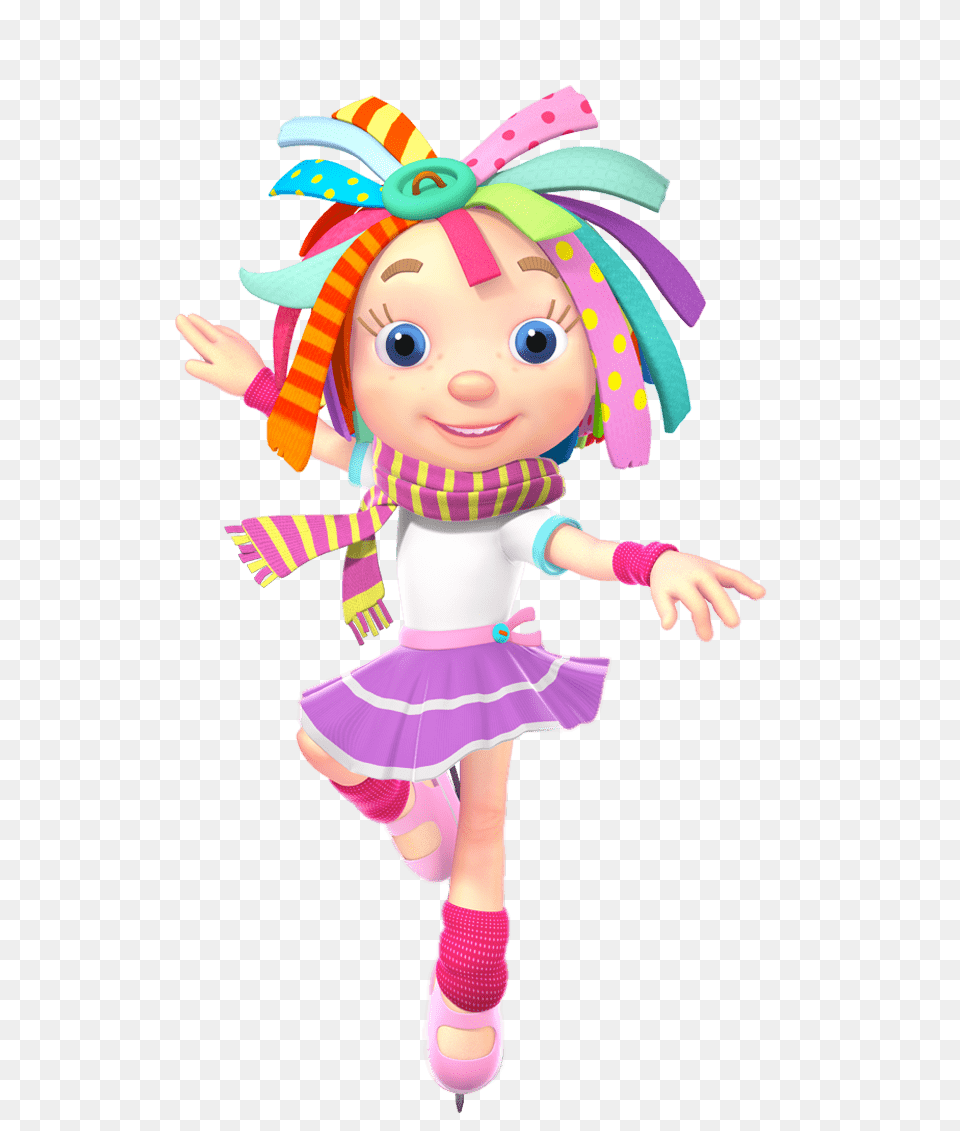 Rosie Ice Skating, Doll, Toy, Face, Head Png Image
