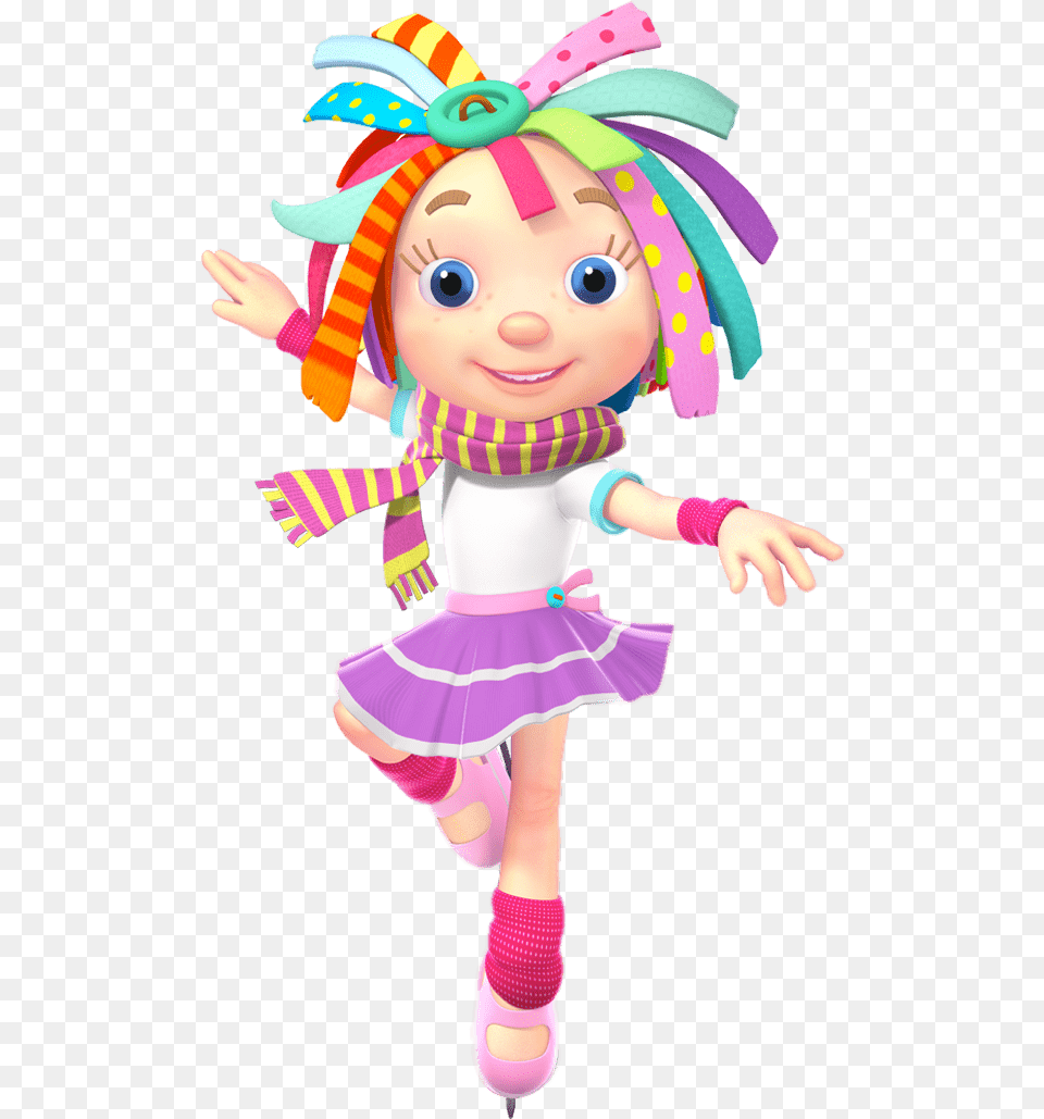 Rosie Ice Skating Everythings Rosie Clip Art, Doll, Toy, Clothing, Skirt Png Image