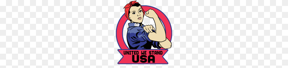 Rosie Riveter United Usa T Shirts, Baby, Person, Head, Face Free Png Download