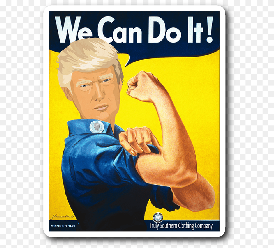 Rosie The Riveter Gif, Poster, Advertisement, Person, Man Png