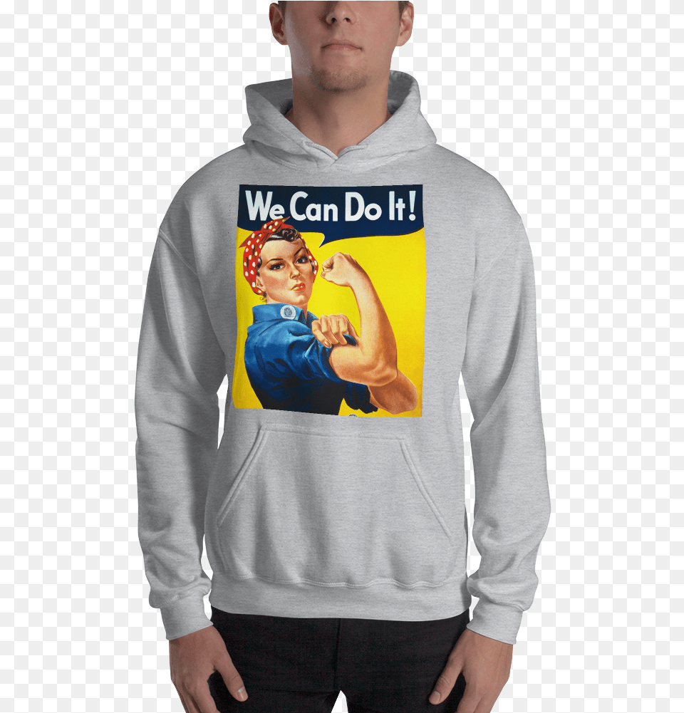 Rosie The Riveter Hoodie Product Type Rosie The Riveter, Sweatshirt, Sweater, Knitwear, Clothing Free Png Download