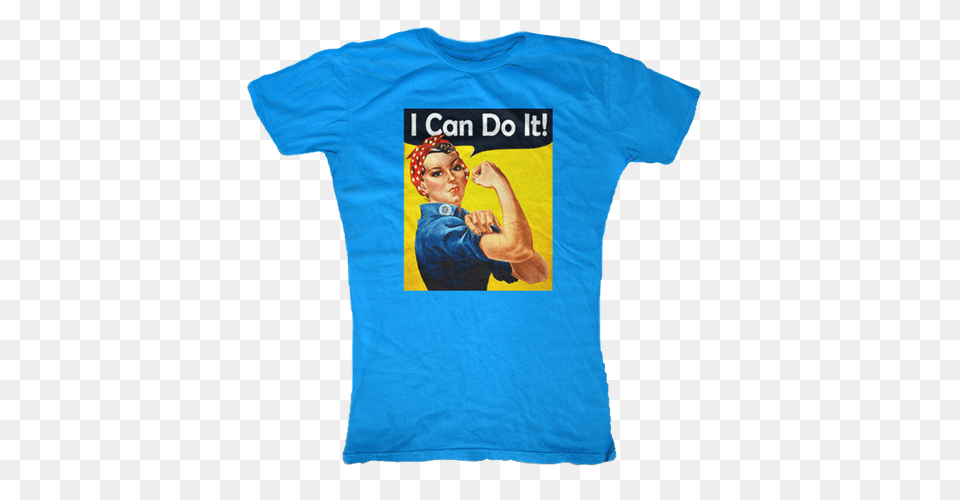 Rosie The Riveter I Can Do It T Shirt, Clothing, T-shirt, Baby, Person Png Image