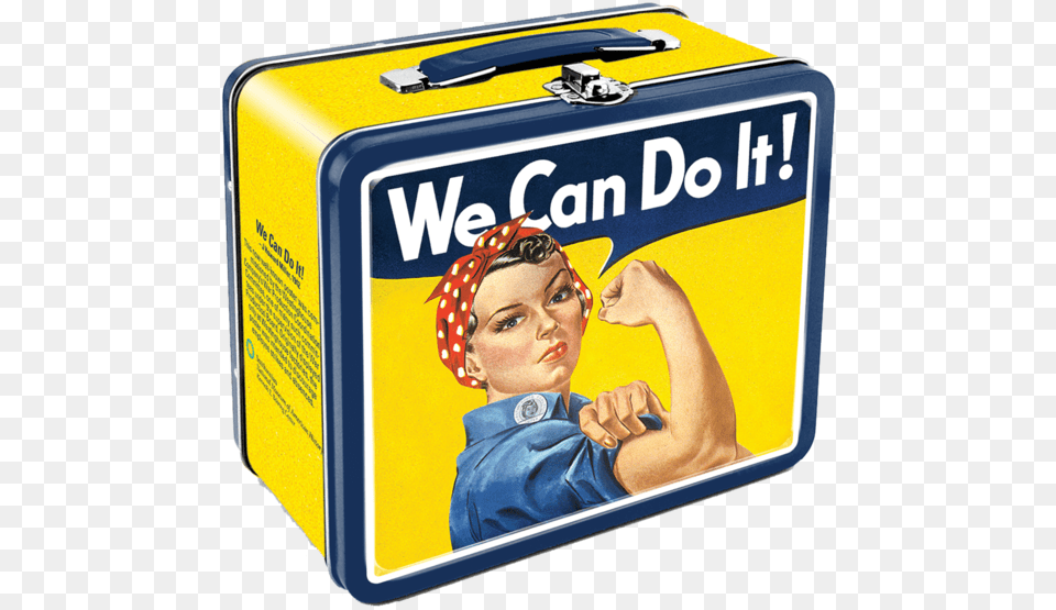 Rosie The Riveter Lunch Box Rosie The Riveter Lunch Box, Adult, Female, Person, Woman Free Png Download