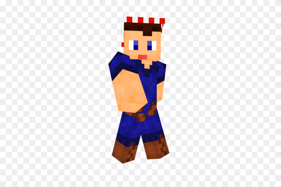 Rosie The Riveter Minecraft Skin, Person, Pinata, Toy, Face Png Image