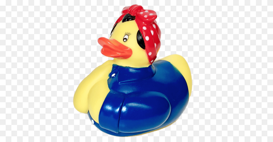 Rosie The Riveter Rubber Duck, Inflatable, Figurine Free Png Download