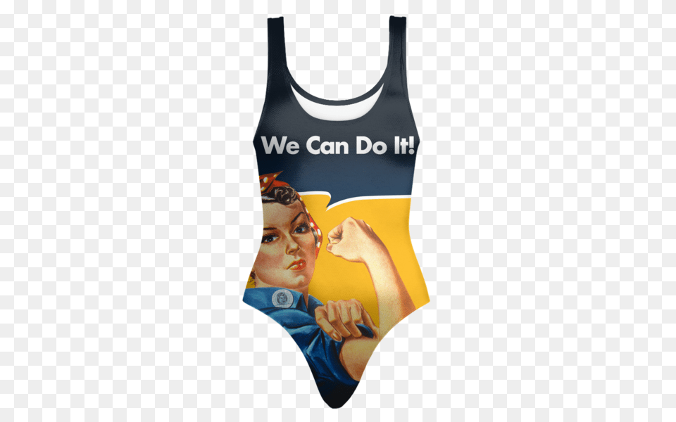 Rosie The Riveter Swimsuit Print Prohibition, Swimwear, Clothing, Adult, Person Free Transparent Png