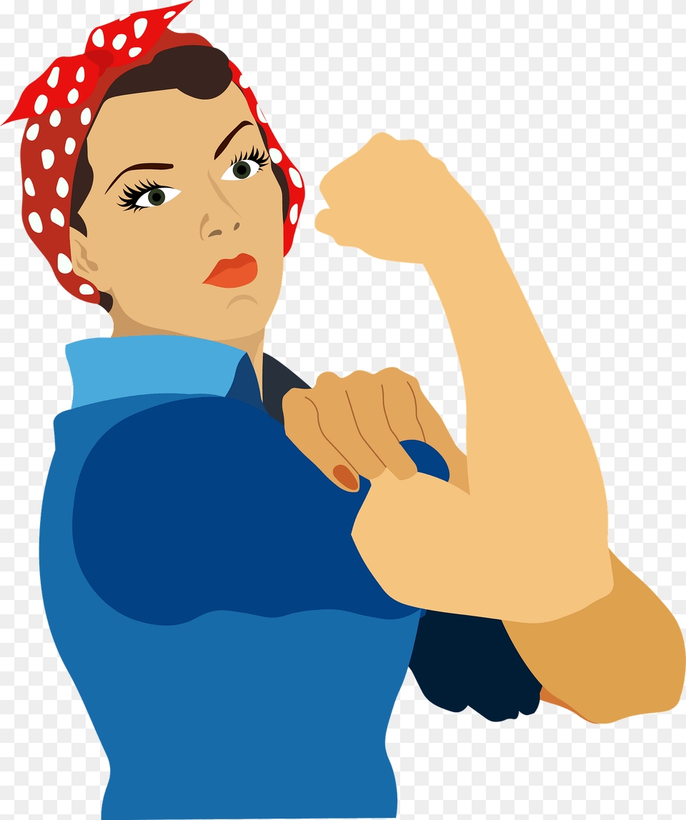 Rosie The Riveter We Can Do It Clipart, Woman, Adult, Person, Female Free Png