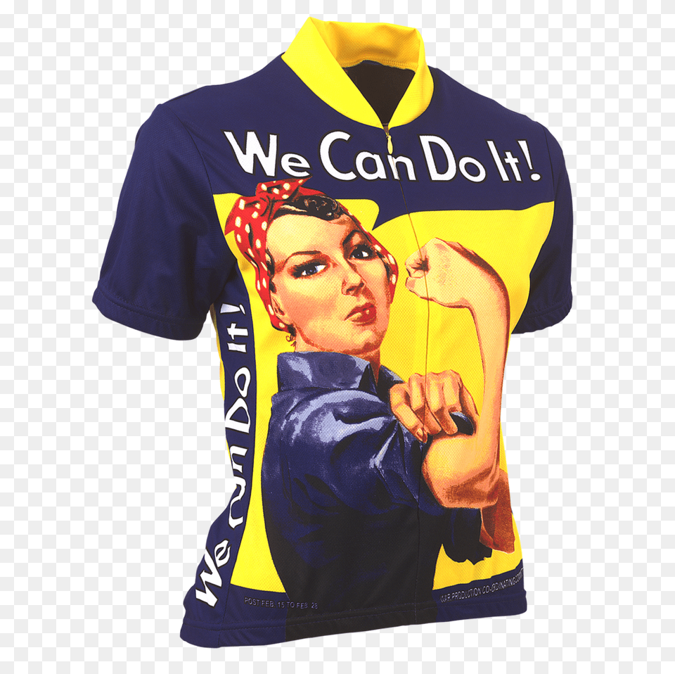 Rosie The Riveter Womens Jersey, Clothing, Shirt, T-shirt, Adult Png