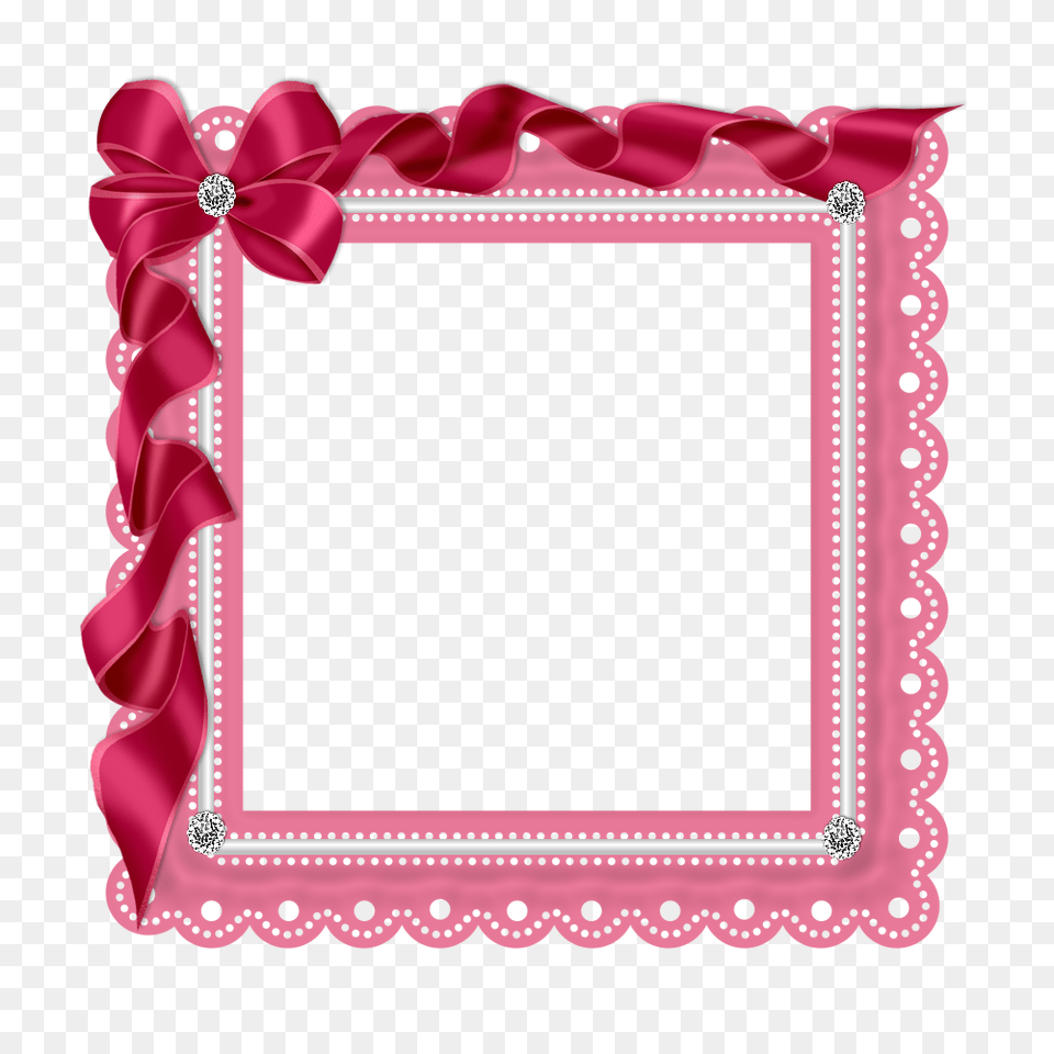 Rosimeri Andrade Dark Pink Ribbon Frame Wallpapers Free Png Download