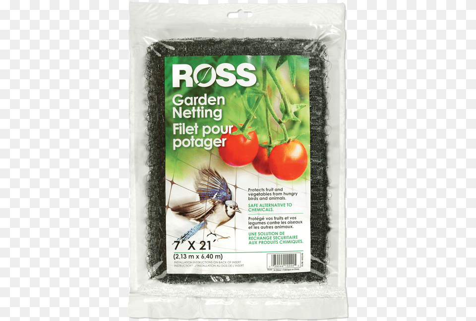 Ross Garden Netting Easy Gardener Inc Garden Netting 1 In Squareblack, Animal, Bird, Food, Produce Png Image