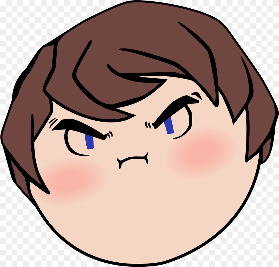 Ross New Grump Head New Game Grumps Heads, Person, Book, Comics, Publication Free Png