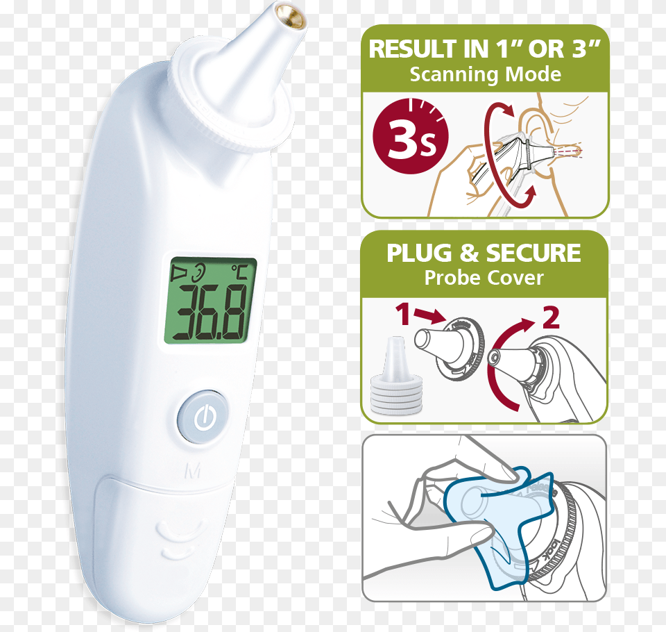 Rossmax Ra600 Infrared Ear Thermometer, Electronics, Screen, Computer Hardware, Hardware Png