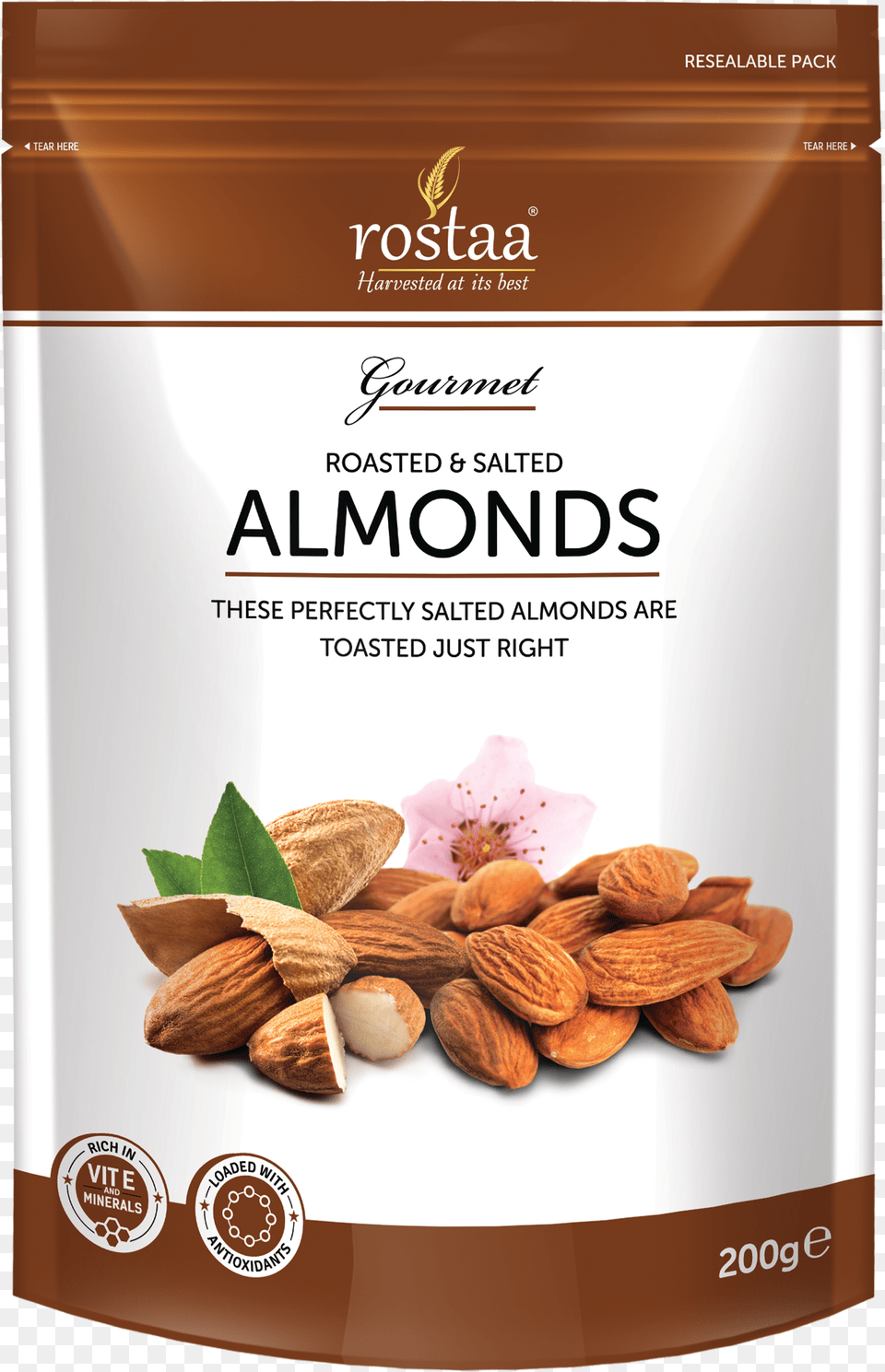 Rostaa Almonds, Almond, Food, Grain, Produce Free Png