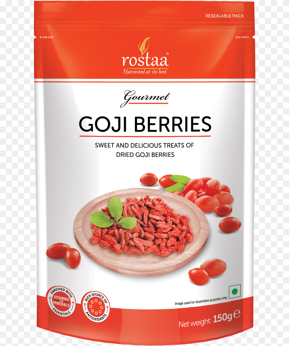 Rostaa Goji Berries, Advertisement, Plate, Poster Png