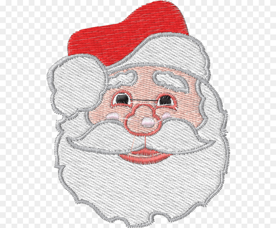 Rosto Do Papai Noel, Applique, Embroidery, Pattern, Home Decor Free Transparent Png