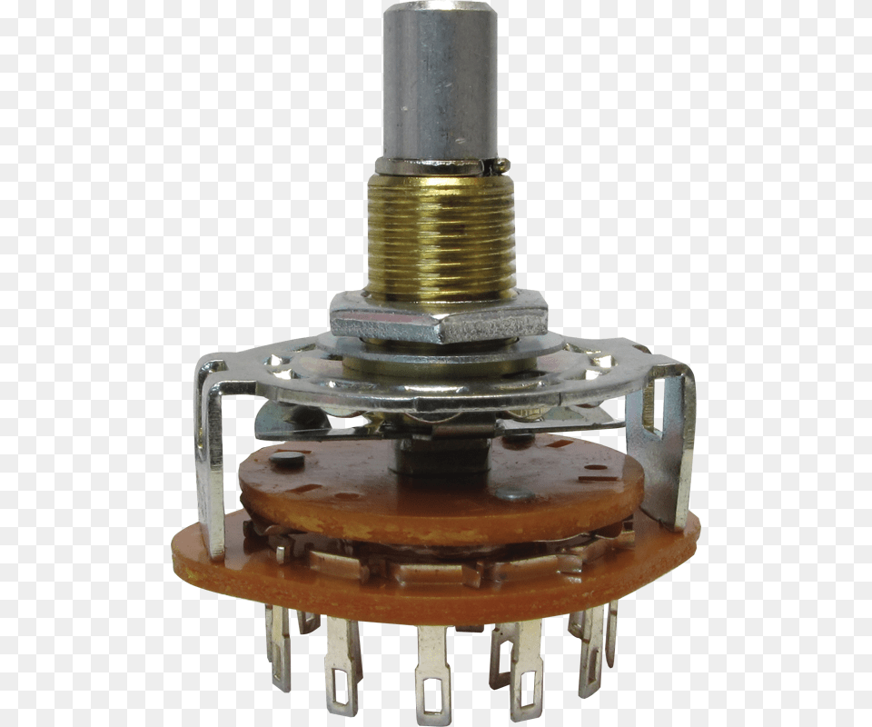 Rotary 3 Poles 4 Position Image Hub Gear, Electrical Device, Switch Free Png