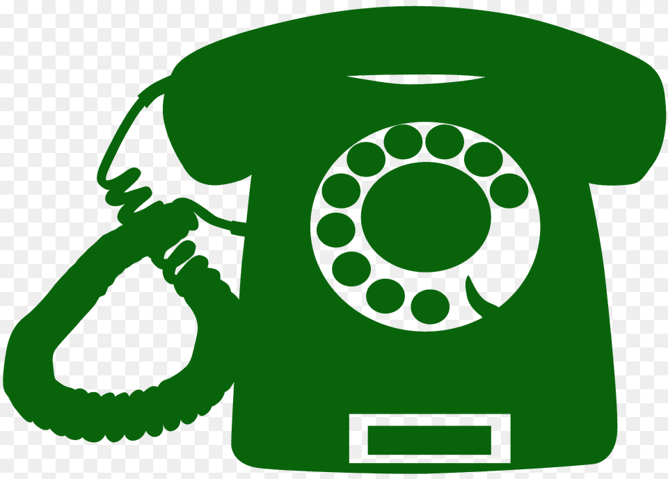 Rotary Dial Phone Silhouette, Electronics, Dial Telephone Free Transparent Png