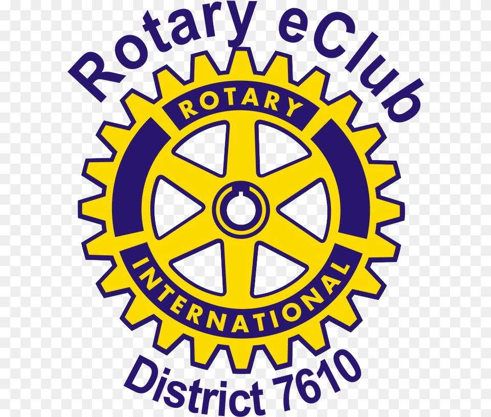 Rotary Eclub Of Rotary District Rotary International, Spoke, Logo, Machine, Vehicle Png Image