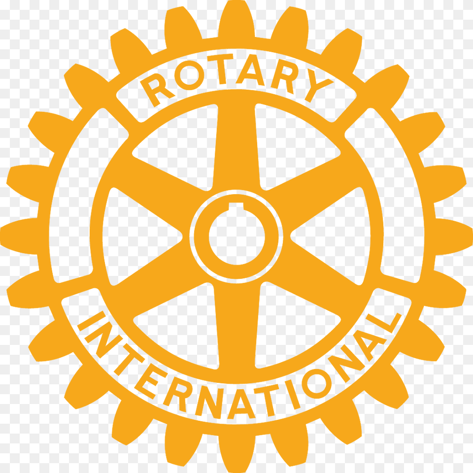 Rotary International Wheel, Logo, Badge, Symbol, Emblem Free Png