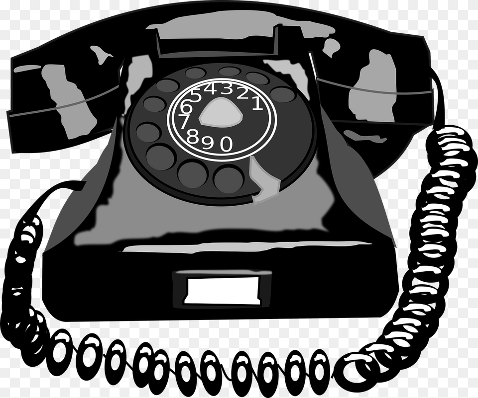 Rotary Phone, Electronics, Dial Telephone, Person Png Image