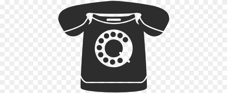 Rotary Phone Icon Transparent U0026 Svg Vector File Rotary Phone Icon, Electronics, Clothing, T-shirt, Dial Telephone Png Image