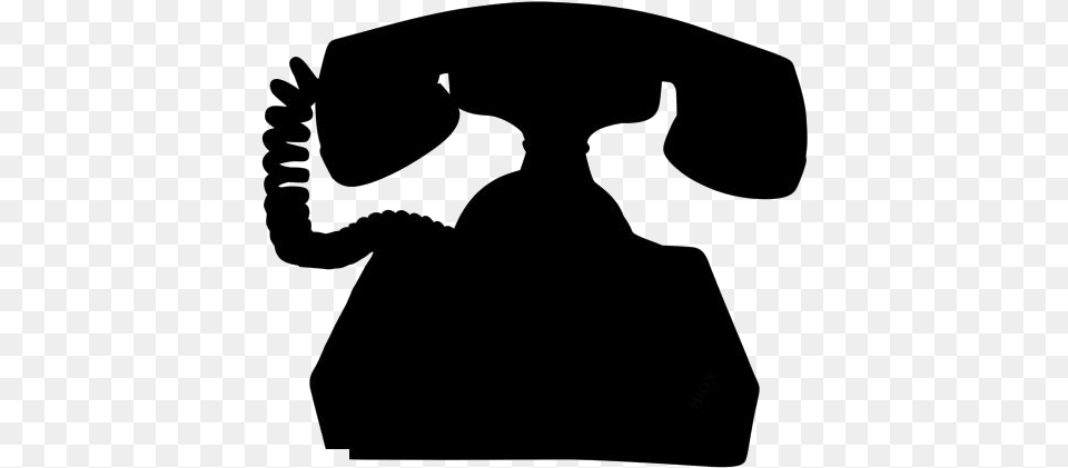 Rotary Phone Images, Silhouette, Electronics, Stencil, Formal Wear Free Transparent Png