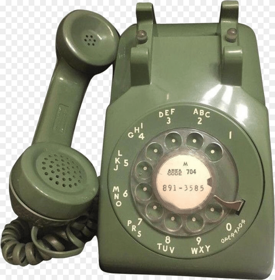 Rotaryphone Vintagephone Phone Green, Camera, Electronics, Dial Telephone Png